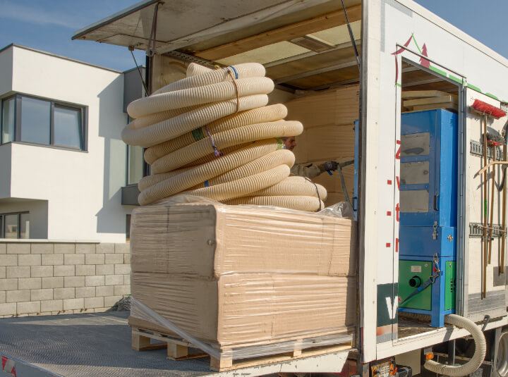 Fúkané drevovlákno - aplikácia