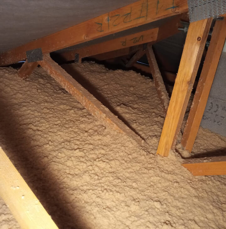 Fúkané drevovlákno - oblasť použitia