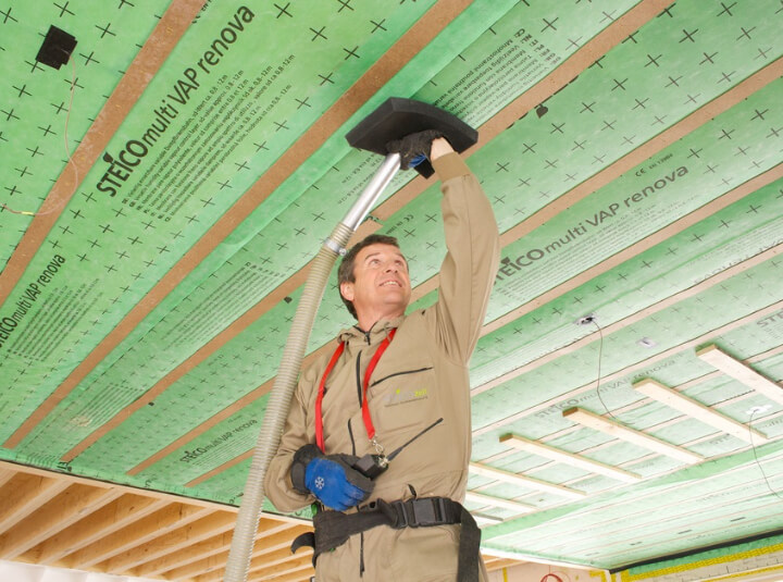 Fúkané drevovlákno - oblasť použitia